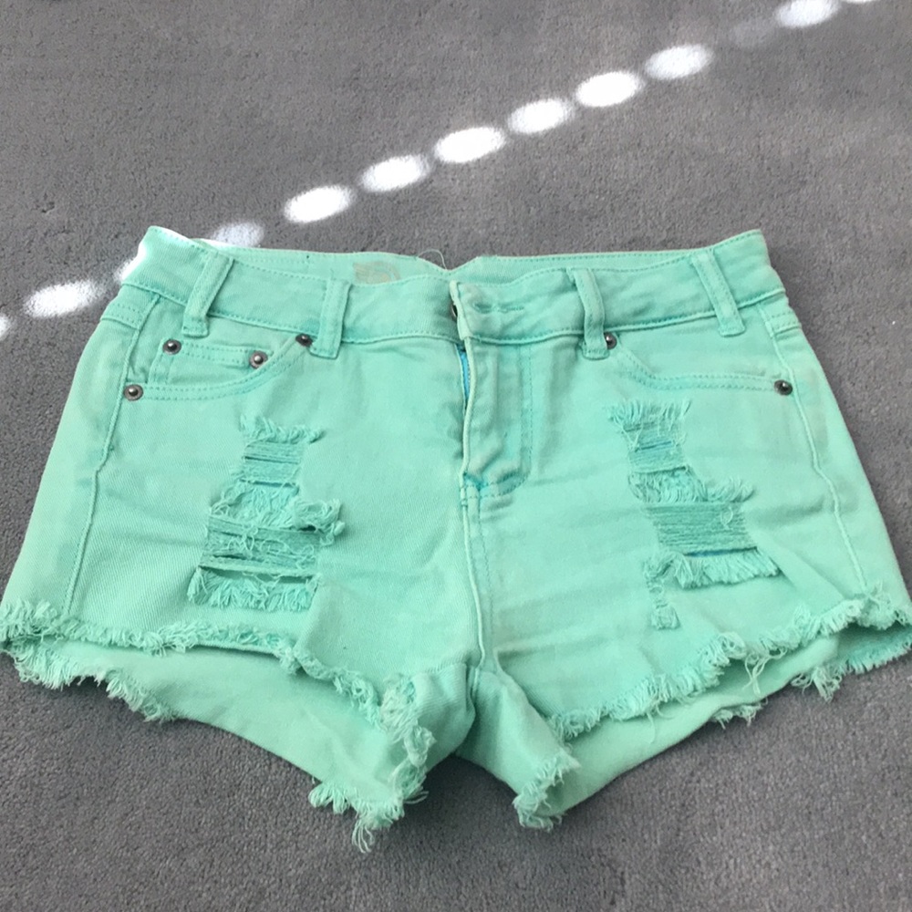 Lime green shorts